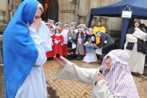 Holy unexpected: Joseph proposes to Mary!!!