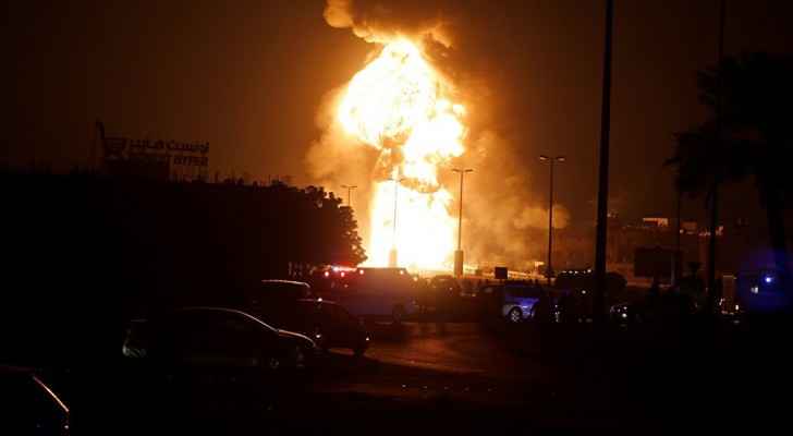 Large explosions at City of Zarqa northeast Amman