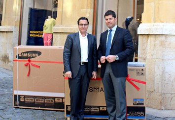 Aïshti announces winner of the 2013 Jaguar XK Coupe and Samsung Electronics.