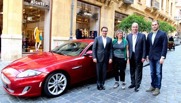 Aïshti announces winner of the 2013 Jaguar XK Coupe and Samsung Electronics.
