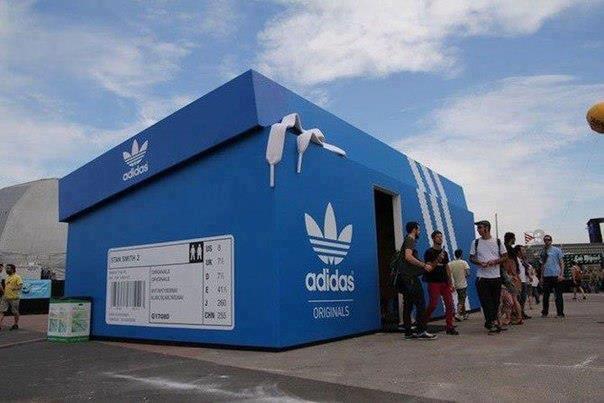 Adidas company store in Amsterdam