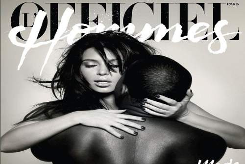 Kim and Kanye magazine cover