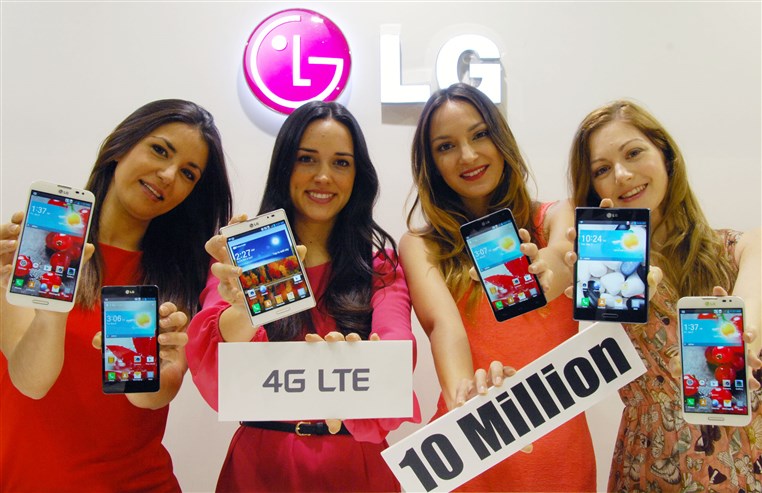 LG PASSES TEN MILLION MARK IN LTE SMARTPHONE SALES