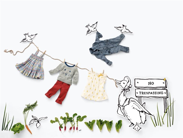 Baby Gap introduces limited edition collection inspired by beatrix potters Peter Rabbit