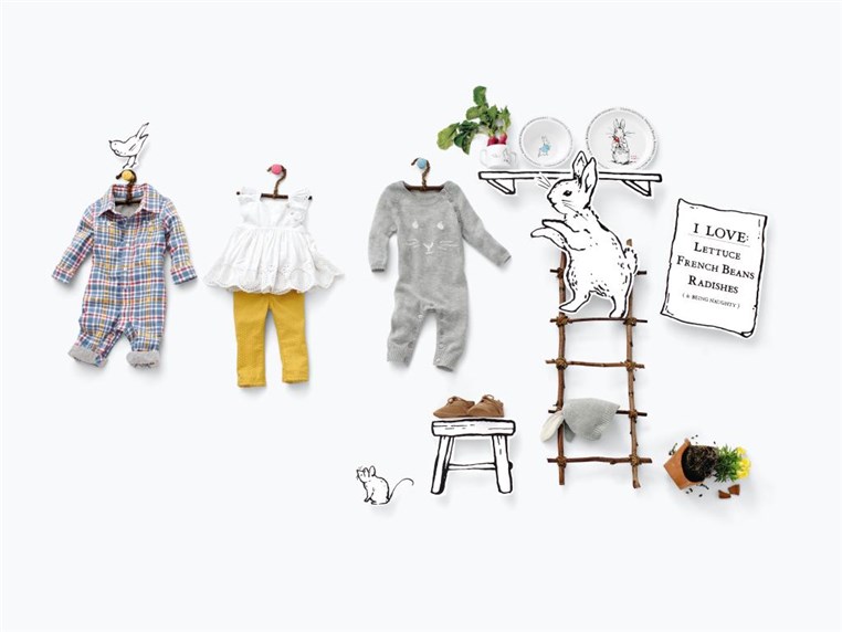 Baby Gap introduces limited edition collection inspired by beatrix potters Peter Rabbit