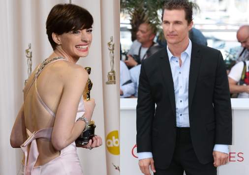 Anne Hathaway and Matthew McConaughey co star in new movie