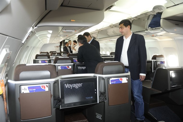 British Airways newly refurnished A321 aircraft touch down in Lebanon