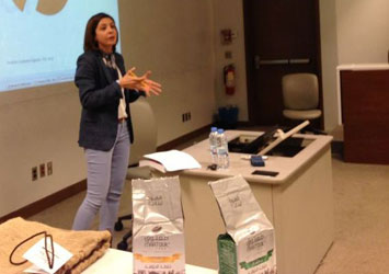 Maatouk lecture at an MBA class at the American University of Beirut
