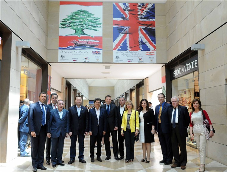 Exclusive artworks at the British Union Flags exhibit in the BCD