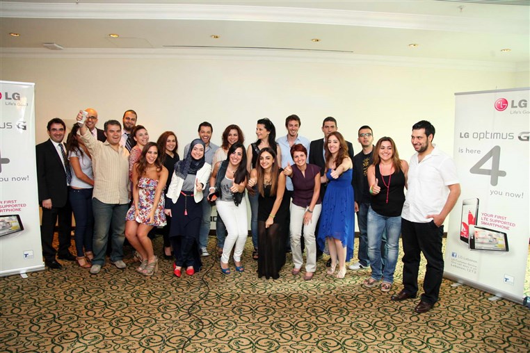 LGs Optimus G Smartphone a subject of interactive discussion between Lebanese media