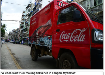 Coca-Cola Starts local Production in Myanmar
