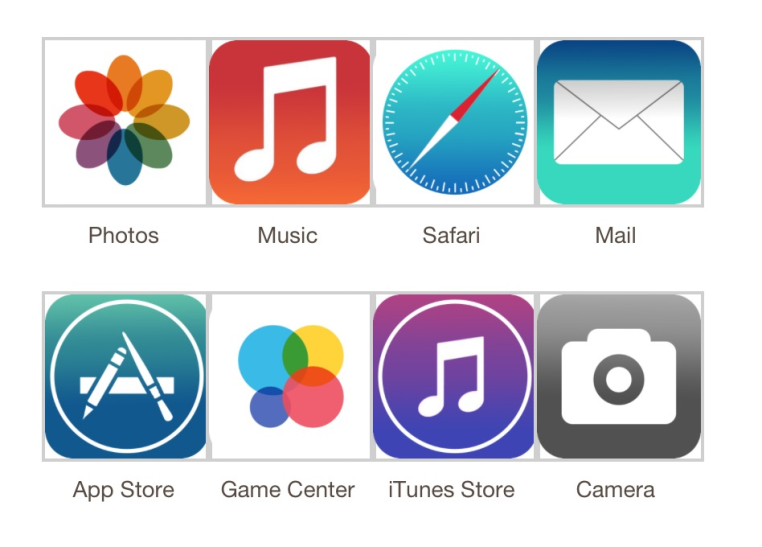 This is what Apples iOS7 design looks like
