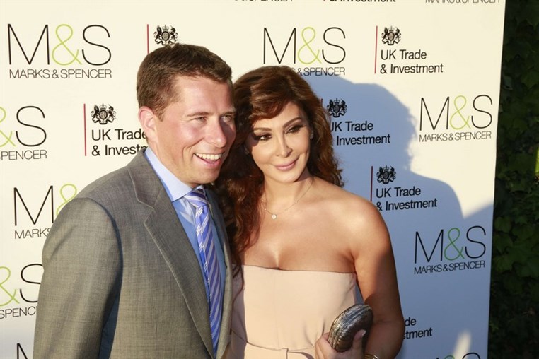 Marks & Spencer holds a reception and a fashion show at the British Ambassadors residence in Beirut