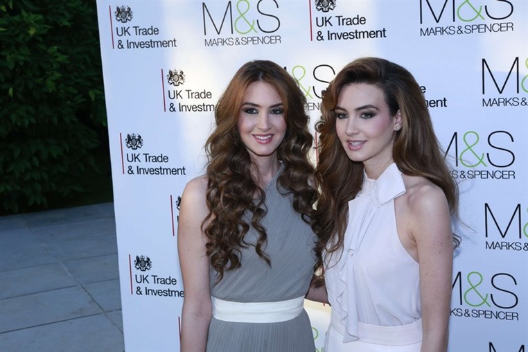 Marks & Spencer holds a reception and a fashion show at the British Ambassadors residence in Beirut