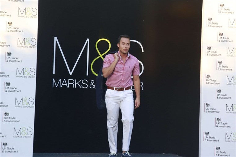 Marks & Spencer holds a reception and a fashion show at the British Ambassadors residence in Beirut