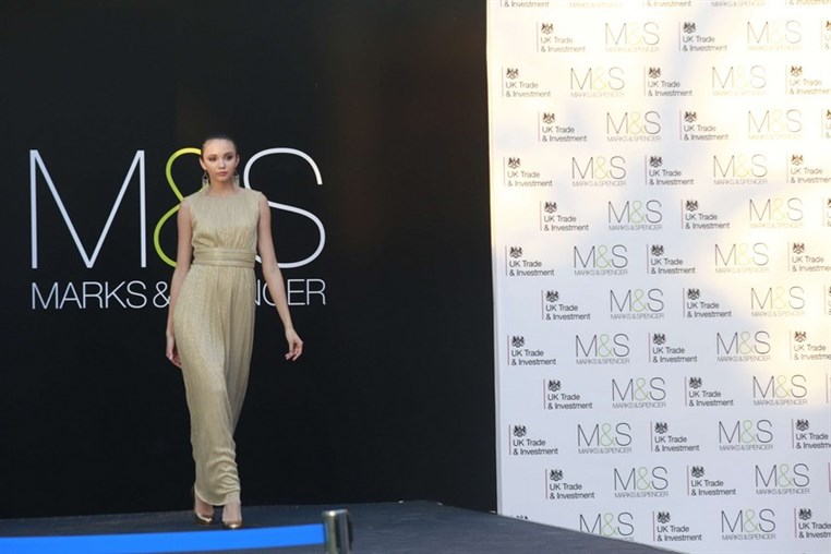 Marks & Spencer holds a reception and a fashion show at the British Ambassadors residence in Beirut