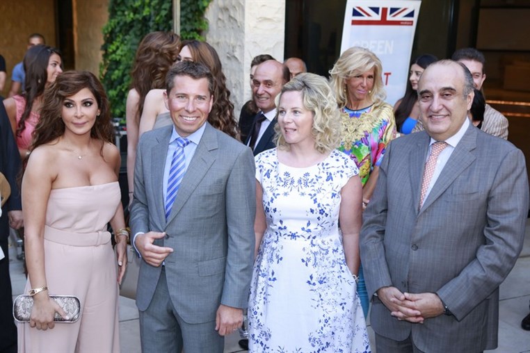 Marks & Spencer holds a reception and a fashion show at the British Ambassadors residence in Beirut