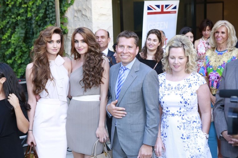 Marks & Spencer holds a reception and a fashion show at the British Ambassadors residence in Beirut