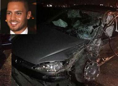 جوزيف عطيه ينجو من حادث مروع 