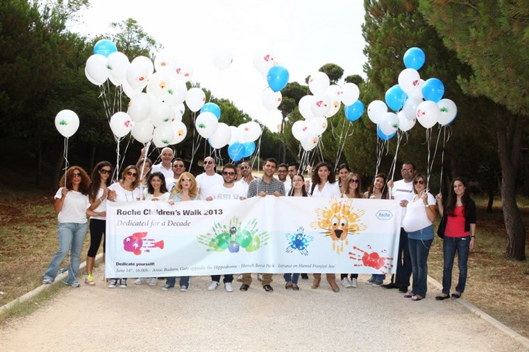 10th anniversary of Roche Childrens Walk 