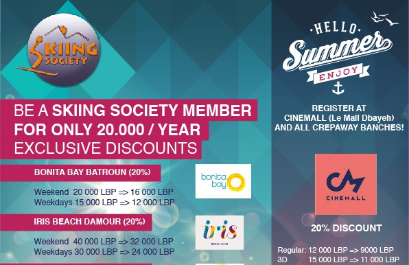 Skiing Society Summer Discounts