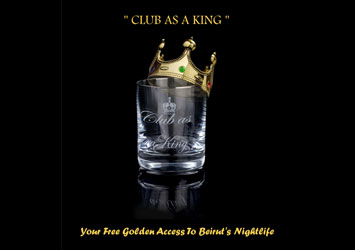 CLUB AS A KING,The New Clubbing Membership Gold Card