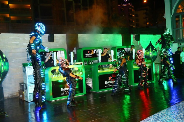 Launching of Heineken Fountain