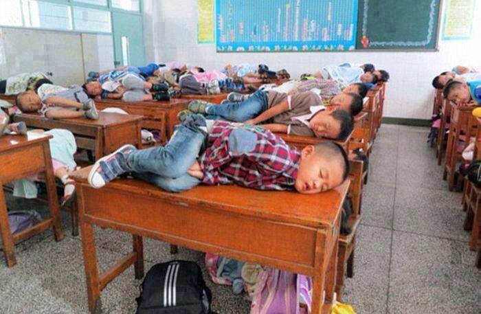 students in china