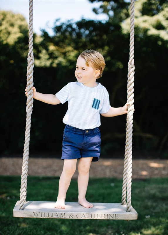 Prince George celebrates his third birthday
