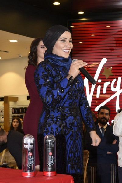 Virgin Megastore celebrates the debut of The Voice Perfume in Lebanon