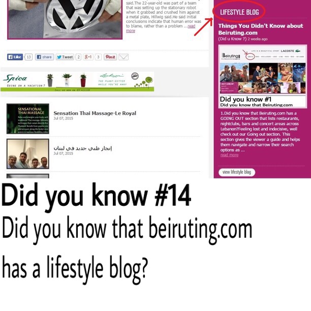 Things You Didn't Know about Beiruting.com