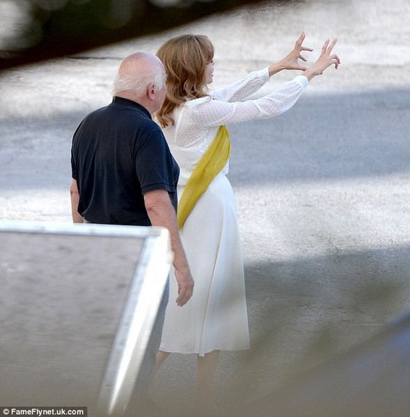 Angelina Jolie goes blonde on set of By The Sea in Malta 