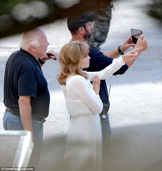 Angelina Jolie goes blonde on set of By The Sea in Malta 