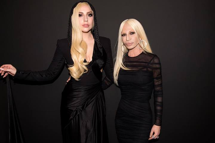 Lady Gaga at Spring 2014 Atelier Versace Runway Show