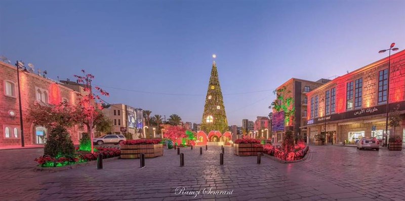Byblos Christmas Tree Was On Fire 
