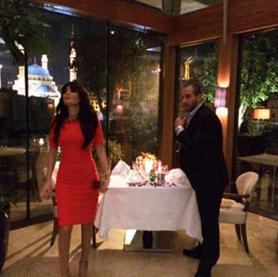 Cyrine Abdel Nour Filming New Show at Le Gray