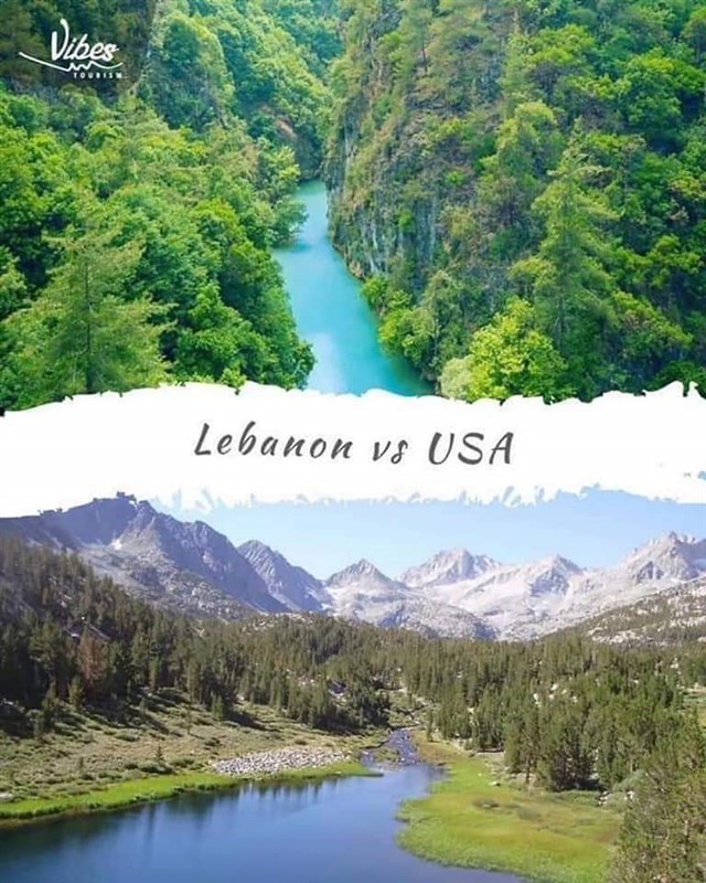 In pictures The similarity in nature between Lebanon and the countries of the world