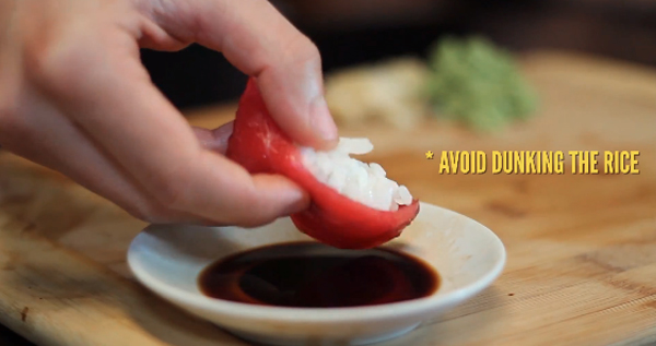 How to eat Sushi