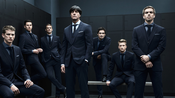 German Football Team Dressed by Hugo Boss