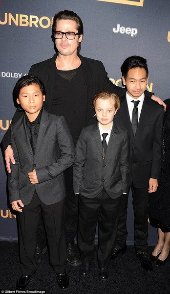 Shiloh Jolie-Pitt looks the spitting image of Angelina and Brad at Unbroken premiere