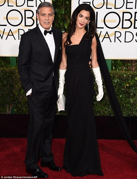 Couldnt be prouder to be your husband: George Clooney tells wife Amal Alamuddin in front of Millions during Golden Globes