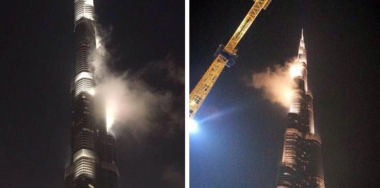 Fog, clouds, condensation... around Burj Khalifa