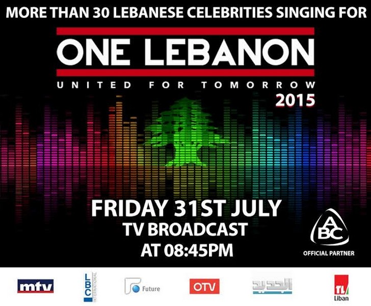 Lebanese TV Channels united tomorrow for ONE LEBANON