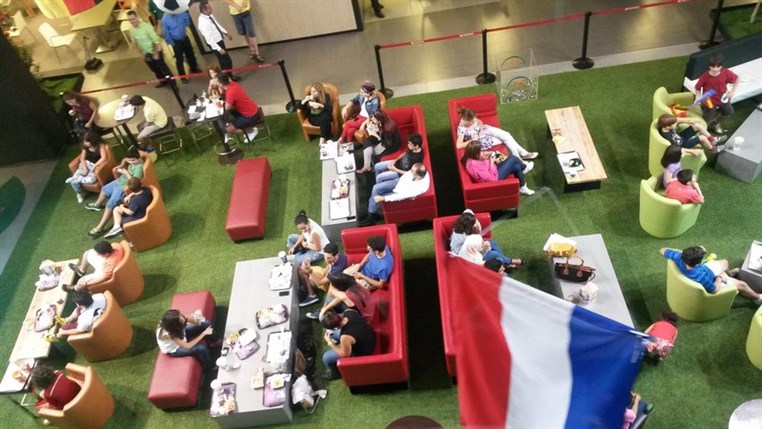 Dunes Center in Verdun hosts the 2014 FIFA World Cup games