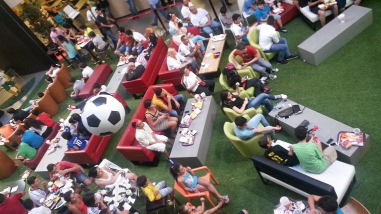 Dunes Center in Verdun hosts the 2014 FIFA World Cup games