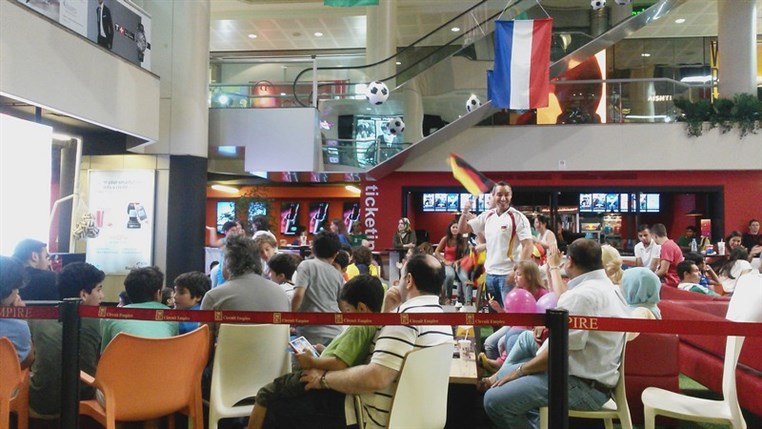 Dunes Center in Verdun hosts the 2014 FIFA World Cup games