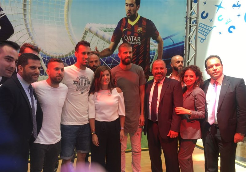 Gerard Pique Live from City Centre Beirut