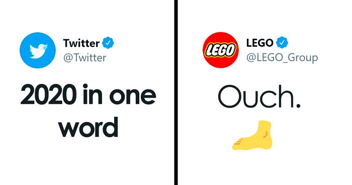 In Pictures: The best company replies to Twitter's describe 2020 in one word challenge