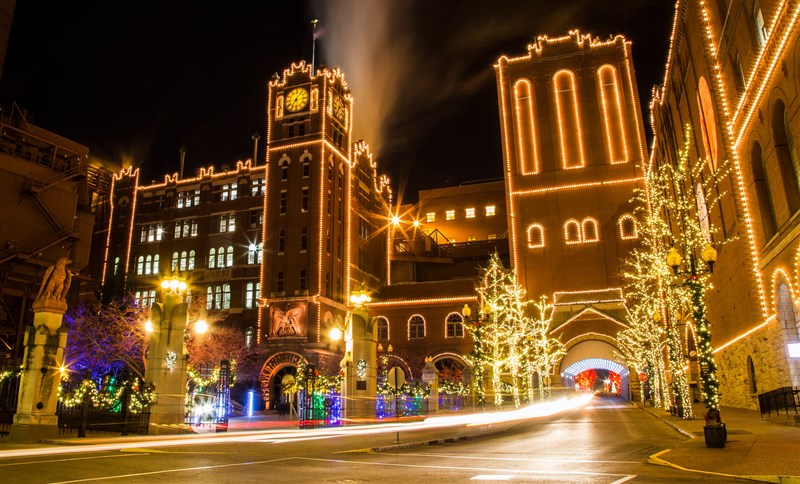 In Video: Town Turns Christmas Lights On In February To Lift Lockdown Mood