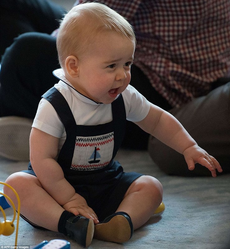 Prince George attends playgroup